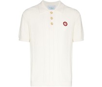 Gestricktes Poloshirt mit Logo