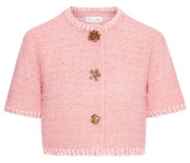 Cropped-Jacke mit Knöpfen