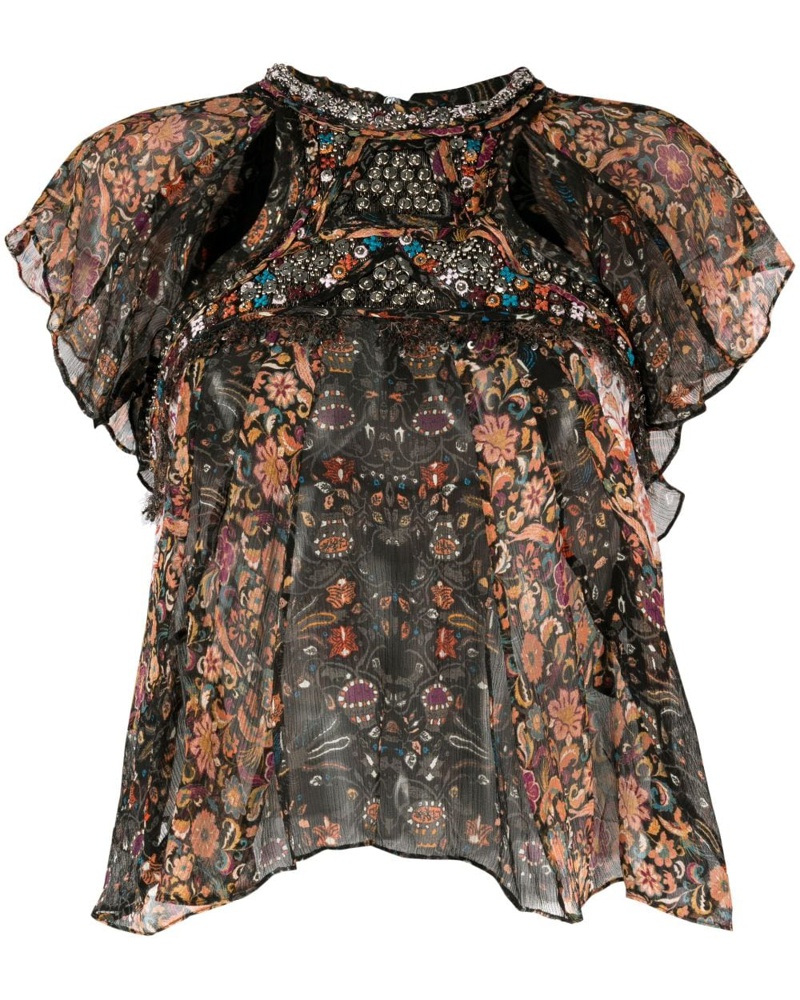 Isabel Marant Damen Oberteil mit Pailletten