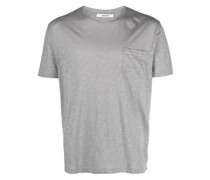 Stockholm T-Shirt mit beflocktem Totenkopf