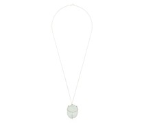 18kt Weißgoldhalskette mit Diamanten