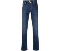 Straight-Leg-Jeans mit Logo