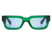 Sonnenbrille mit transparentem Gestell