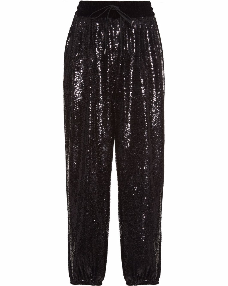 Miu Miu Damen Hose mit Pailletten