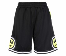 Mesh-Shorts mit Logo-Print