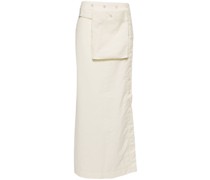 pocket-detailing long skirt