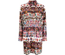 Kleid mit geometrischem Muster