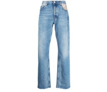 Halbhohe Straight-Leg-Hose