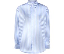 SR Sport striped poplin shirt