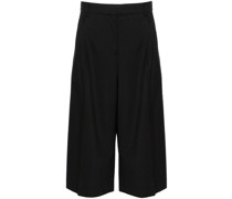 Taillenhohe Solid Cropped-Hose