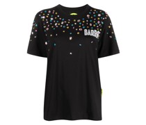 T-Shirt mit Kristallen