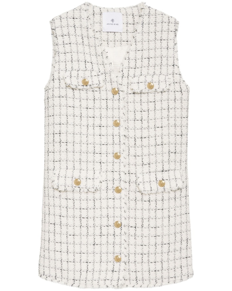 Anine Bing Damen Janet Tweed-Kleid