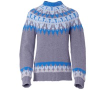 Pullover mit Intarsienmuster