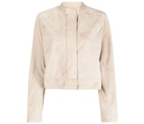 Cropped-Jacke mit langen Ärmeln