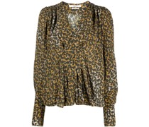 Bluse mit V-Ausschnitt