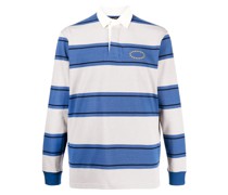 Gestreiftes Poloshirt mit Logo-Stickerei