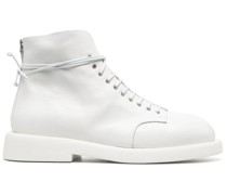 Schnürstiefel mit runder Kappe