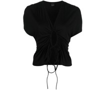 Bluse mit V-Ausschnitt