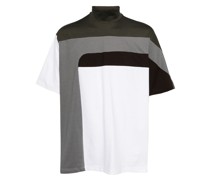 Jersey-T-Shirt in Colour-Block-Optik