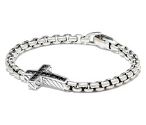 Armband mit Kreux mit Diamanten-Pave