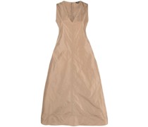 Ausgestelltes Kleid mit V-Ausschnitt