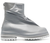 Stiefel im Metallic-Look