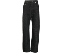 x Psycho Jeans mit Logo-Applikation