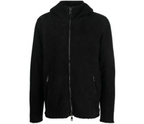Kapuzenjacke mit Shearling-Futter