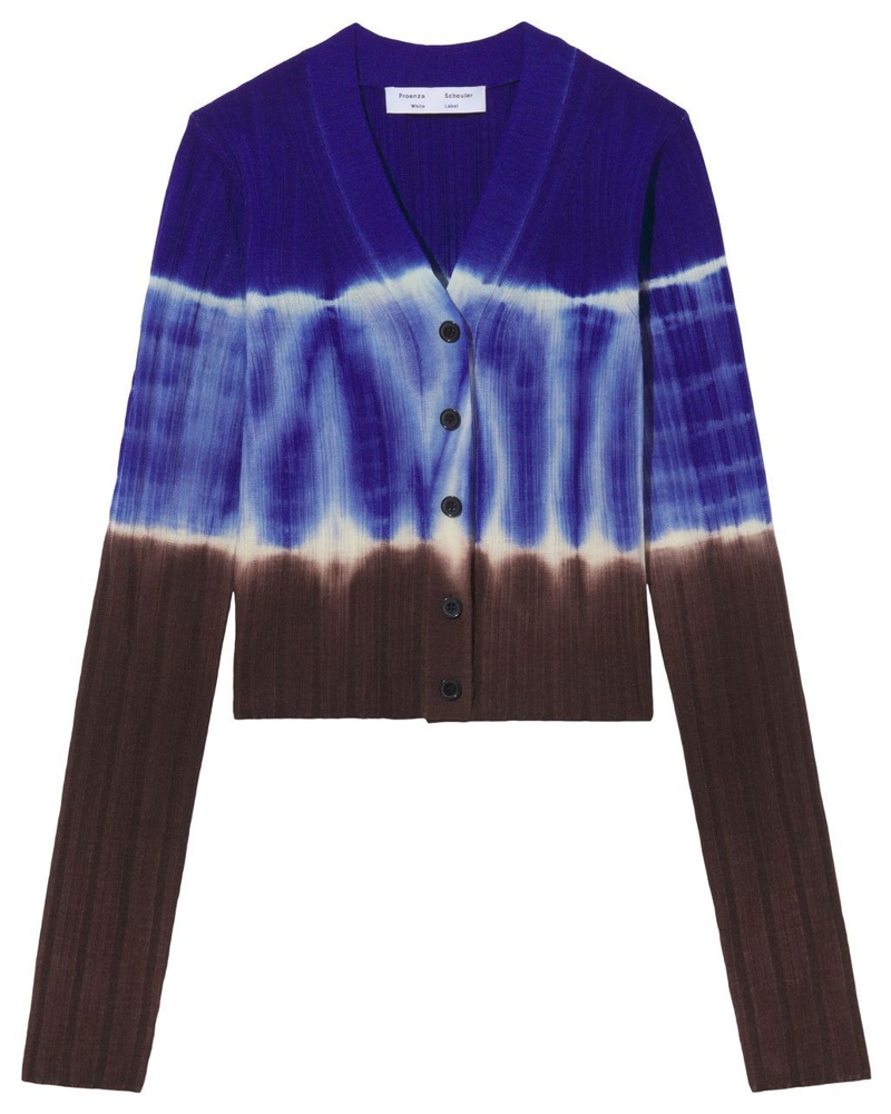 Proenza Schouler Damen Cardigan mit Batikmuster EV8357 Proenza Schouler Damen Cardigan mit Batikmuster EV8357