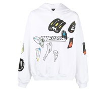Hoodie mit Logo-Print