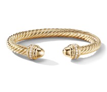 18kt Ear Cuff aus Gelbgold mit Diamanten