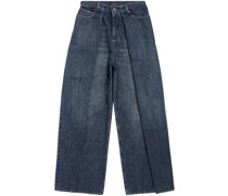 Halbhohe Loose-Fit-Jeans