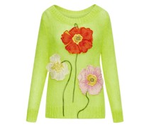 Painted Poppies Pullover