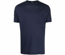 Gestreiftes T-Shirt mit Brusttasche
