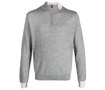 Strickpullover in Colour-Block-Optik