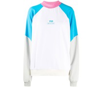 Sweatshirt in Colour-Block-Optik