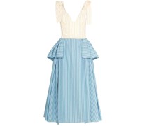 Midikleid mit Streifen