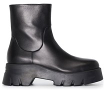 Stiefeletten mit poliertem Finish