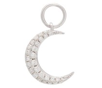 14kt Weißgoldanhänger mit Diamanten