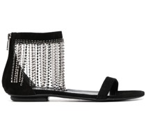 Sandalen mit Kristallen