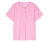 short-sleeves linen blouse