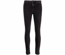Bestickte Skinny-Jeans
