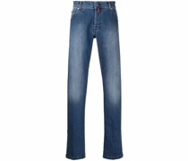 Tief sitzende Slim-Fit-Jeans