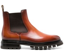Chelsea-Boots mit Glanzoptik