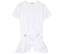 belted cotton T-shirt