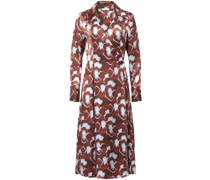Langärmeliges Wickelkleid