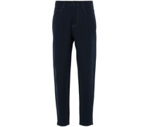 jeans-design tapered trousers