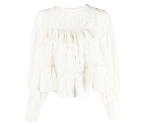 Bluse mit Perlen