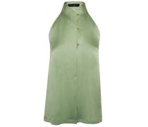 Ärmellose Seidenbluse