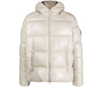 Gefütterte Jacke mit Logo-Patch